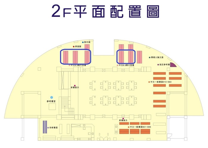 2樓中文大型書