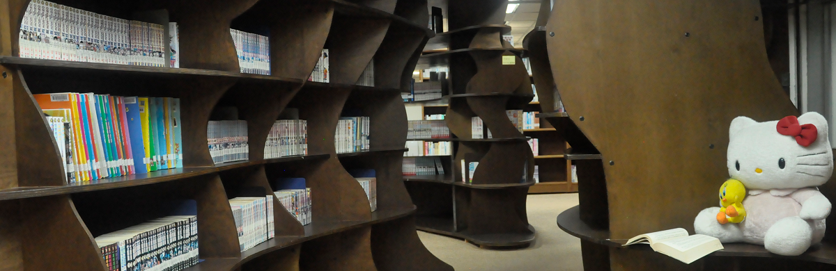 圖書館三樓閱覽室漫畫書區